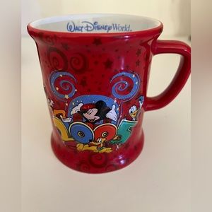 Vintage 2005 Disney World Resorts 3D Red Where The Party Never Ends Mug